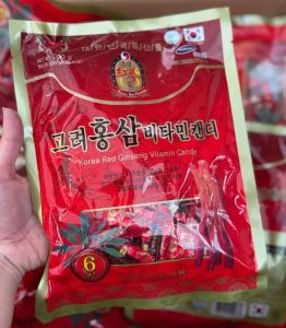 COMBO 5 bịch kẹo sâm có đường Hàn Quốc 200gr/bịch