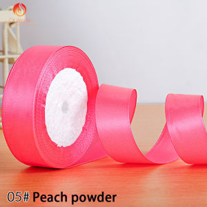 25Yards/22m/Roll 2.5cm ribbon satin ribbon decorative ribbon gift packaging Ribbon roll