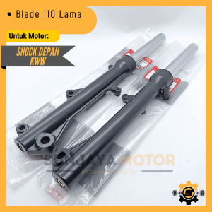 Shockbreaker Depan Original Honda KWW Shock Depan Blade 110 Lama As Shock Breaker Set Tabung Shok Sok Depan Ori AHM