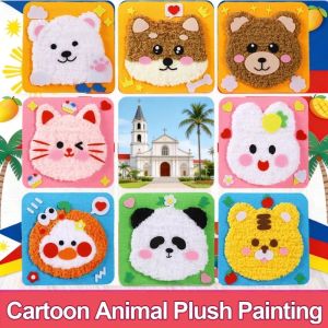 DIY Cartoon Embroidery Set for Kids Handmade Educational Craft Kit Early Childhood Learning Toy