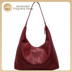 Trendy Womens Zipper Closure Hobo Bag Made of PU Leather Large Capacity Crossbody Shoulder Bag for Travel