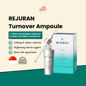 REJURAN Turnover Ampoule 30ML | PDRN Brightening Serum | Texture Refining & Pigmentation Fade | Anti-Aging | NoFragrance