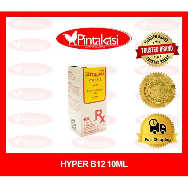 cyanocobalamin hyper b12 injectable 10ml bottle (1mg/1ml) for Gamefowl Rooster Cyanocobalamin 1Mg/1Ml Liquid Vitamin B12 For Birds Cyanocobalamin For Liver Diseases - Lazada 5 Amino 1MQ NNMT