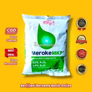 PUPUK MEROKE MKP 1 KG makro majemuk PK (P 52% & K 34%)