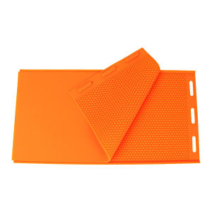 【New Arrival】 2pcs Beewax Foundation Sheet Mould Soft Silicone Beeswax Foundation Press Mold Reusable Lightweight Practical Beekeeping Equipment