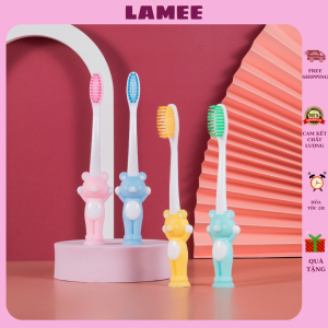 Bàn chải đánh răng trẻ em hình thú AMI siêu cute cho bé vệ sinh răng miệng