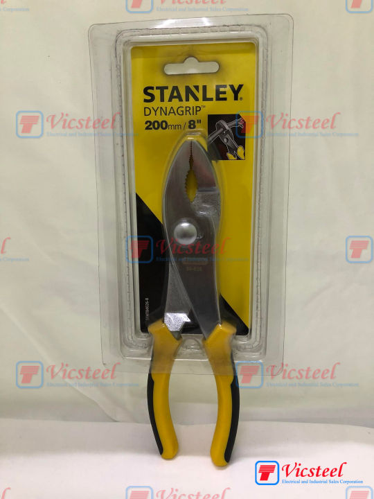 Stanley Mechanical Plier 8 inches Slip Joint Pliers Dynagrip 84026 brand new authentic Lazada PH