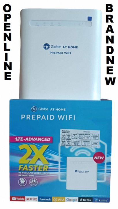 OPENLINE! Globe At Home Prepaid WiFi LTE-Advanced CAT7 (ZTE MF286RA ...
