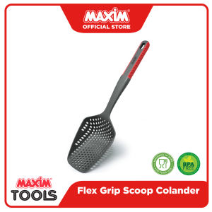 Maxim Tools Flex Grip Scoop - Colander Spatula / Sutil Nylon Tahan Panas