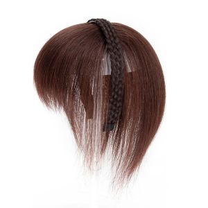 ที่คาดผมแบบวิกผมหน้าม้าขอบต่อผมปลอมผู้หญิงหญิงสาววิกผมปลอมคลิปในเส้นผมต่อผมผมต่อเครื่องประดับวิกผมแบบหนีบ