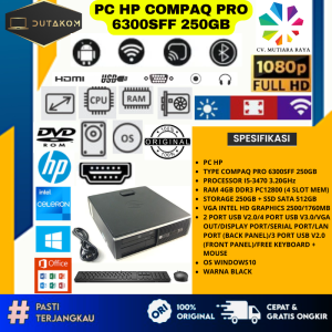 CPU HP COMPAQ PRO 6300SFF ATAU 250GB