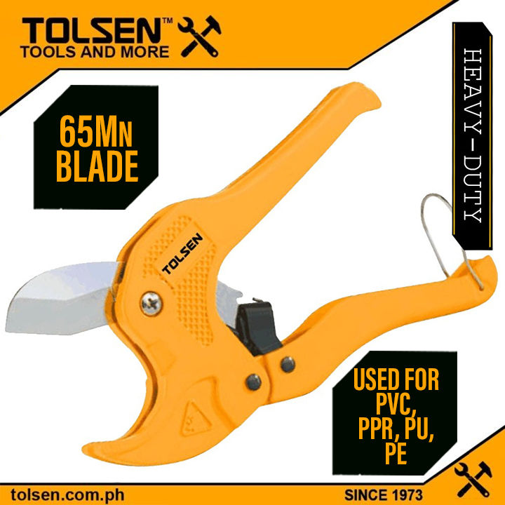 Tolsen PVC Pipe Cutter (200mm, 8") Aluminium Body 33100 Lazada PH
