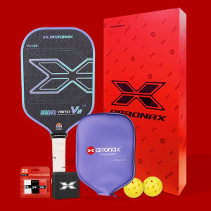 ARRONAX Vortex V2 16MM Carbon Fiber Pickleball Paddle - Balanced Performance 150MM Handle