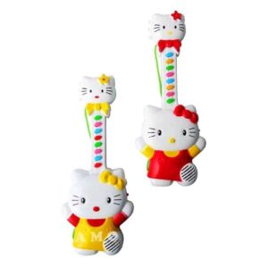 COD MAINAN GUITAR HELLO KITTY ADA MUSIK DAN NADA NOT / MAINAN EDUKASI PIANO / MAINAN ANAK EDUKASI PIANO GITAR