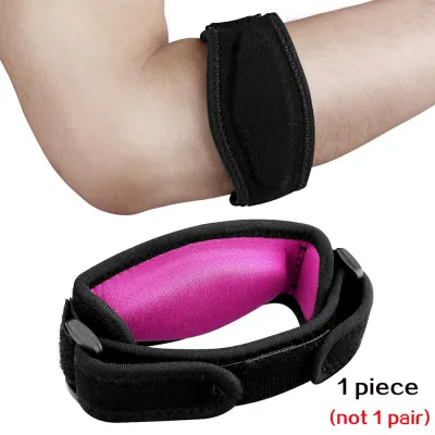 1 PCS Tennis Elbow Brace for TendonitisForearm PainGolf Elbow Support Arm Strap Band with Compression Pad for Men Women