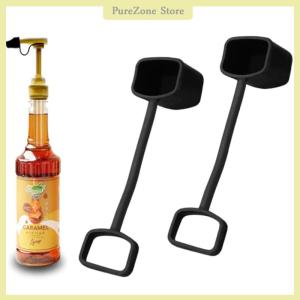 [PureZone] 5 10 PCS Coffee Syrup Pump Tip Cap Covers Pourer Cap Syrup Covers Caps Silicone Fits For Syrup Pump Pour Dispenser
