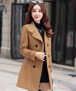 [HCM] Áo Khoác Da Phom Dài Cổ V Phối Nút Đủ Màu NGOCTRANSHOP - NT4489