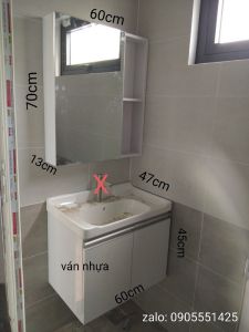 Bộ lavabo tủ KÈM tủ gương phòng tắm.Tủ lavabo. Tủ gương soi. Thiết bị vệ sinh.