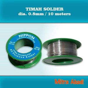 Timah Solder Diameter 08 mm Panjang 10 meter