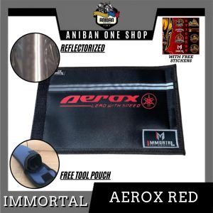 Immortal Motobag Shock Cover for YAMAHA AEROX - with FREEBIES Immortal Motobag Glossy & WATERPROOF Sticker