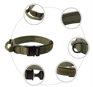 bộ dây xích + vòng cổ VIP dành cho chó lớn chó nghiệp vụ