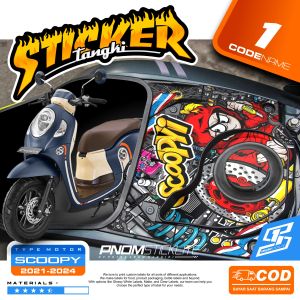 STICKER TANGKI SCOOPY NEW 2020 2021 2022 2023 STRIPING SCOOPY ANTI LUNTUR STIKER MOTOR SCOOPY
