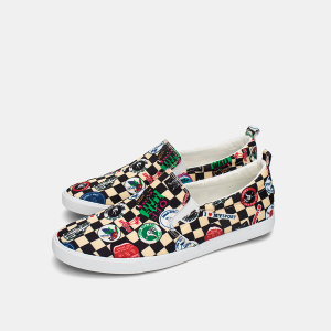 Giày lười nam - Slip on nam vải - A6256