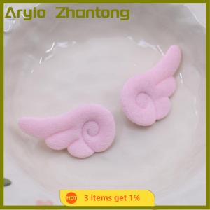 Aryio 1 Cặp Đôi Đôi Đôi Cánh Thiên Thần Nhỏ Trâm Nhật Bản Phong Cách Quần Áo Ngọt Ngào Trang Trí Nội Thất Y2K Sang Trọng Túi Hat Phụ Kiện