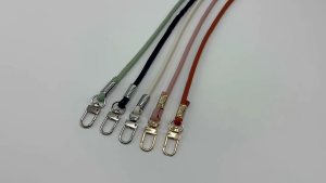 Solid Long PU Leather Metal Shoulder Bag Buckle Handle DIY Purse Strap Handbags Belts Strap Bags Accessory