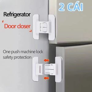 P PMC Mới 1 Cái Nhà Tủ Lạnh Khóa An Toàn Tủ Lạnh Tủ Đông Khóa Cửa Đa Năng Khóa An Toàn Trẻ