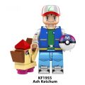 Monste Digimon Adventure Pikachu Pocket Ash Ketchum Misty Calem Anime Cartoon Mini Building Blocks Figure Toys Kids Gift. 