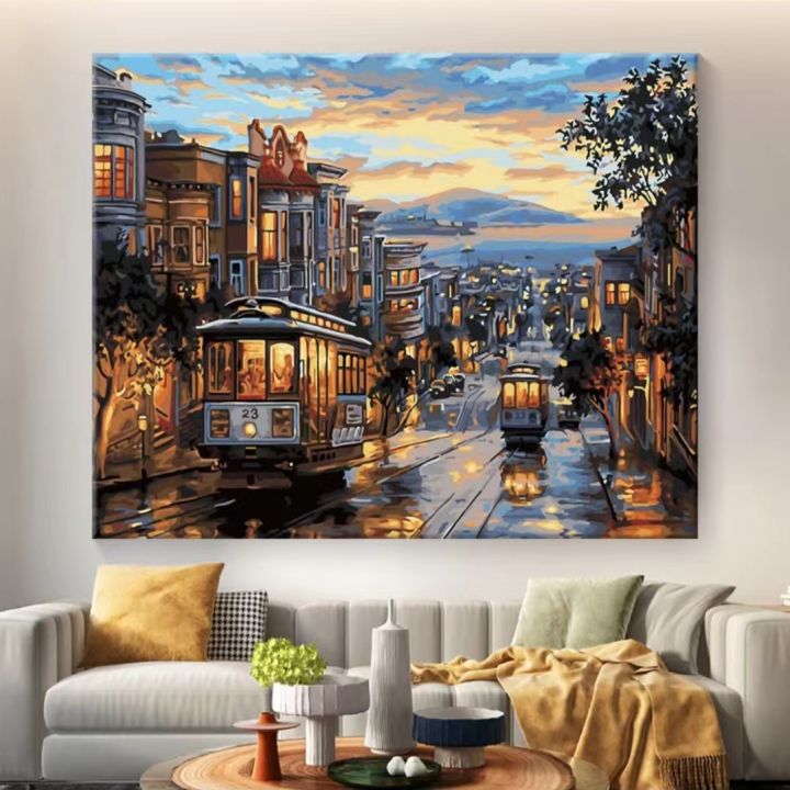 DIY Painting Canvas Paint By Number Kit Lukisan 40x50cm Lazada Indonesia diy-painting-canvas-paint-by-number-kit-lukisan-40x50cm-lazada-indonesia