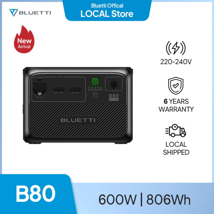 BLUETTI B80 806Wh Power Station Expansion Battery LiFePO4 Compatible ...