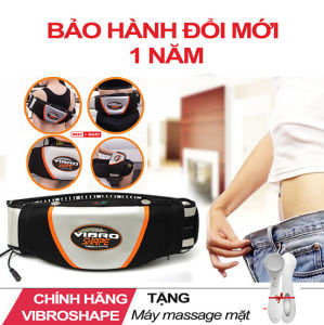 Đai Rung Nóng Masage Giảm Tan Mỡ Bụng - Máy Rung Nóng Masage Đau Mỏi Vai Gáy BH12T