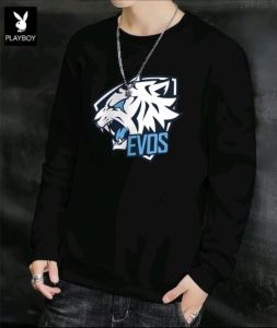 Diskon Spesial Sweater Keren Crewneck Elegan Sweatshirt Cowok Kasual Sweter Cowo Kekinian Baju Evos