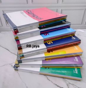 (promo) 1 pack isi 5 pcs buku tulis ukuran besar sidu campus 42 lembar buku tulis kekinian