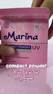 Marina Compact Powder UV Brighten Up 12gr - Bedak Padat Marina