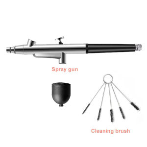 Spray Gun Dan Aksesori Cup Kapasitas / Airbrush Kit Paint Spray Gun / Automatic Spray Gun Air Brush Set / Mini Cat Airbrush Set