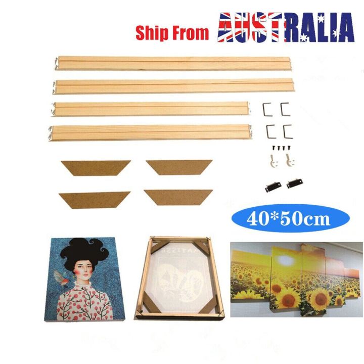 Canvas Stretcher Bars Frames Wooden Strips Kits for Oil Painting Art