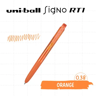 UMN-155N Uni-ball Signo RT1 Gel Pen – 0.38mm Tip Quick-Drying Ink Vibrant Colors