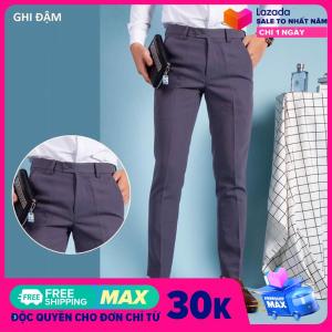 [HCM]Quần âu nam ống côn quần tây nam vải Thái bền đẹp dáng chuẩn co giãn nhẹ quần tây công sở nam [Có Video thật]- Thời Trang Evolpo