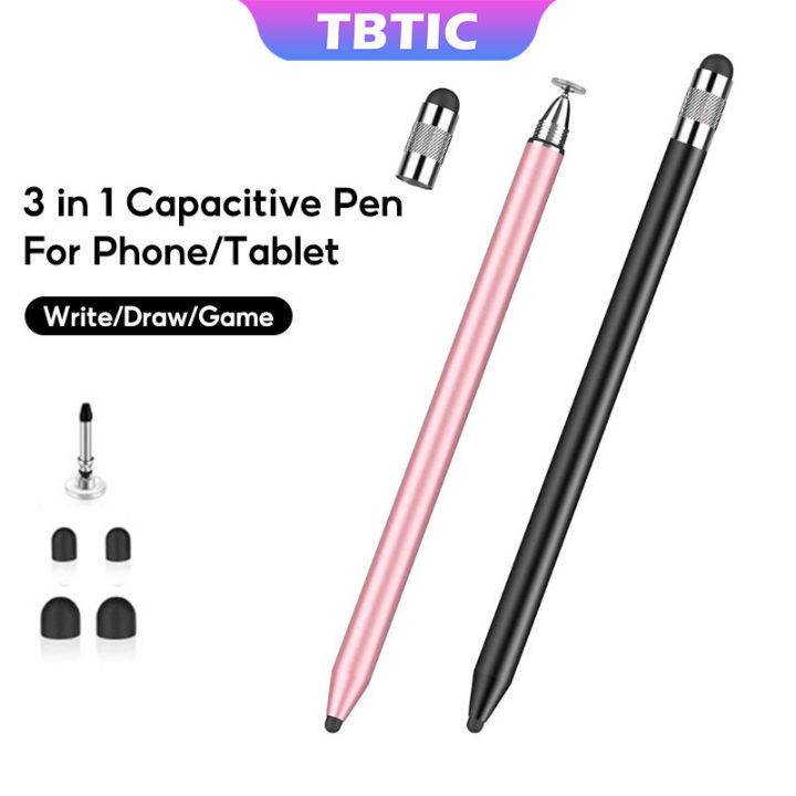 TBTIC in Alloy Matte Universal Stylus Pen For iPad Android Tablet Phone  XiaoMi Pad Touch Screen Metal Capacitive Pen Lazada PH