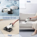 Handheld Bed Vacuum Cleaner Machine with UV Light Washable HEPA Filter Anti-Mites Mattress Vacuum Cleaner for Deep Clean of Fur Hair Dust Bed Bugs on Sofa Couch Carpet and other Fabric. 