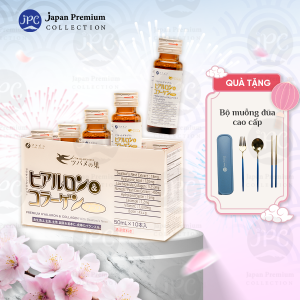 Collagen nước Tổ Yến Sào Nhật Bản Thượng Hạng Đẹp Da - Fine Japan Hyaluron & Collagen With Swallows Nest 10 chai x 50ml
