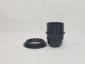 Đuôi đèn E27 có răng ngoài và vòng xiết