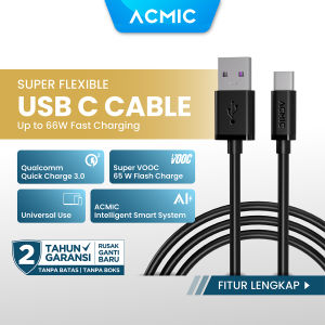 ACMIC KAi100 AiCharge Kabel Data USB Type C Fast Charging 3A + 5A VOOC