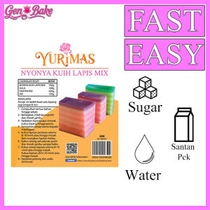 Nyonya Kuih Lapis Mix 450g / Tepung Nyonya Kuih Lapis 450g