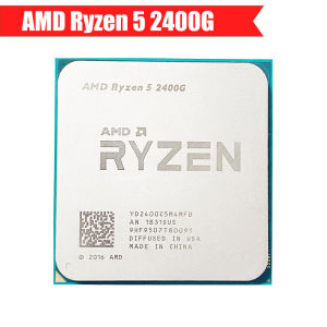 AMD Ryzen 5 2400G R5 2400G 3.6GHz Quad-Core Eight-Thread 65W CPU Processor Socket AM4 with Radeon RX Vega 11 NO FAN