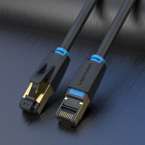 Vention Cat 8 Ethernet Cable SFTP 40Gbps Super Speed RJ45 Network Cable Gold Plated Connector adapters For computer Laptop 0.5 1 1.5 2 3 5 8 10 15m 20m internet cables Lan Cable