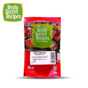 Bumbu Saus Instan Resto Secret Recipe Saus Lada Hitam BBQ Teriyaki 250 Gr Bolognase 315 Gr